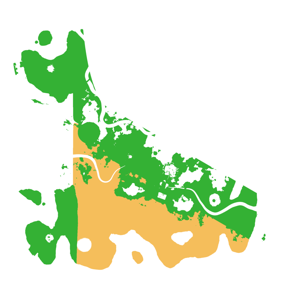 Biome Rust Map: Procedural Map, Size: 3700, Seed: 989349121