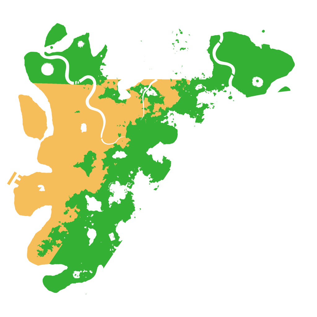 Biome Rust Map: Procedural Map, Size: 4500, Seed: 1102117676
