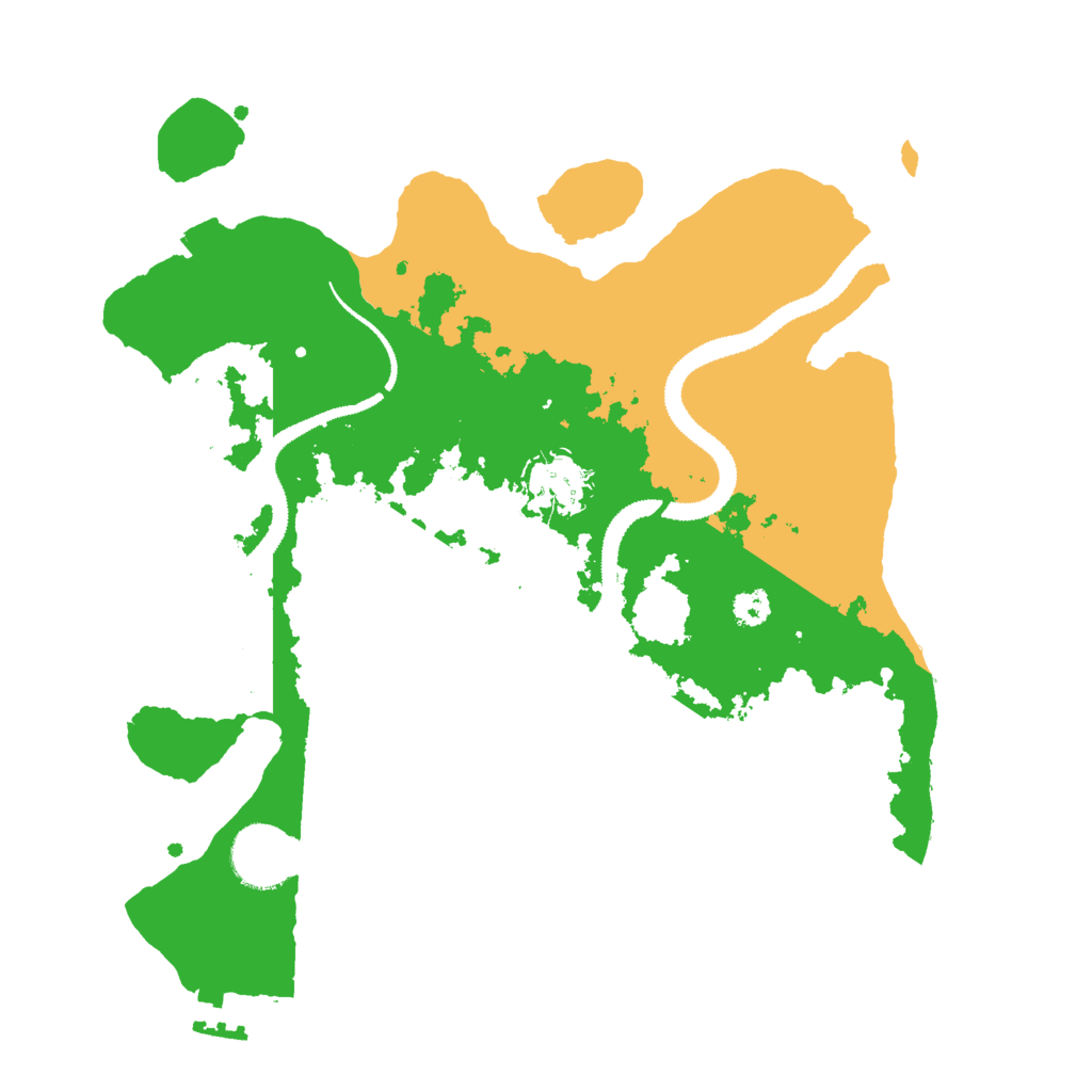 Biome Rust Map: Procedural Map, Size: 3000, Seed: 1818866787