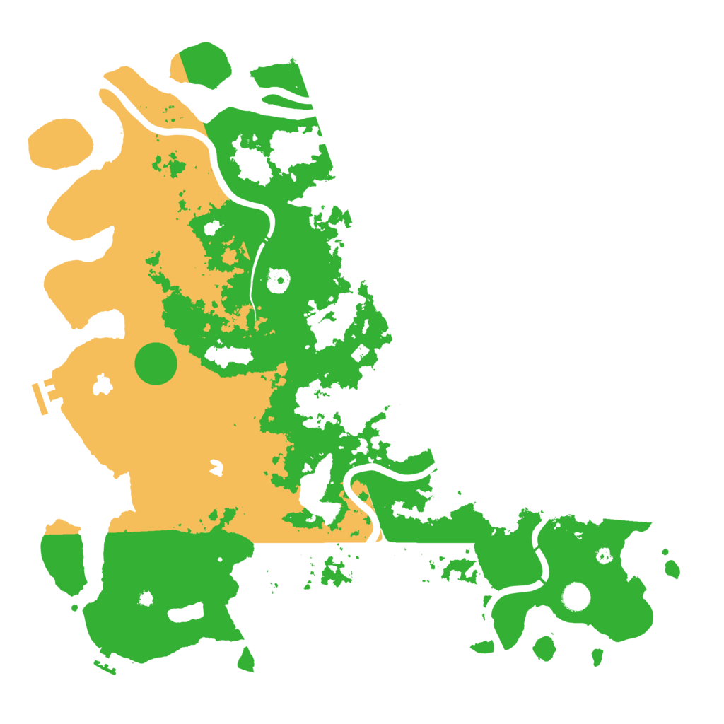 Biome Rust Map: Procedural Map, Size: 4500, Seed: 501096414