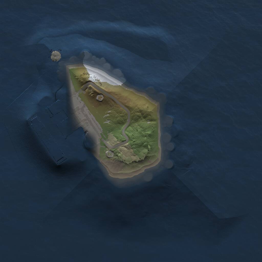 Rust Map: Procedural Map, Size: 1000, Seed: 119202111, 2 Monuments