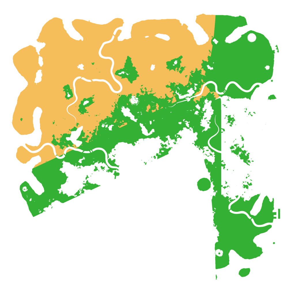 Biome Rust Map: Procedural Map, Size: 6000, Seed: 409385433