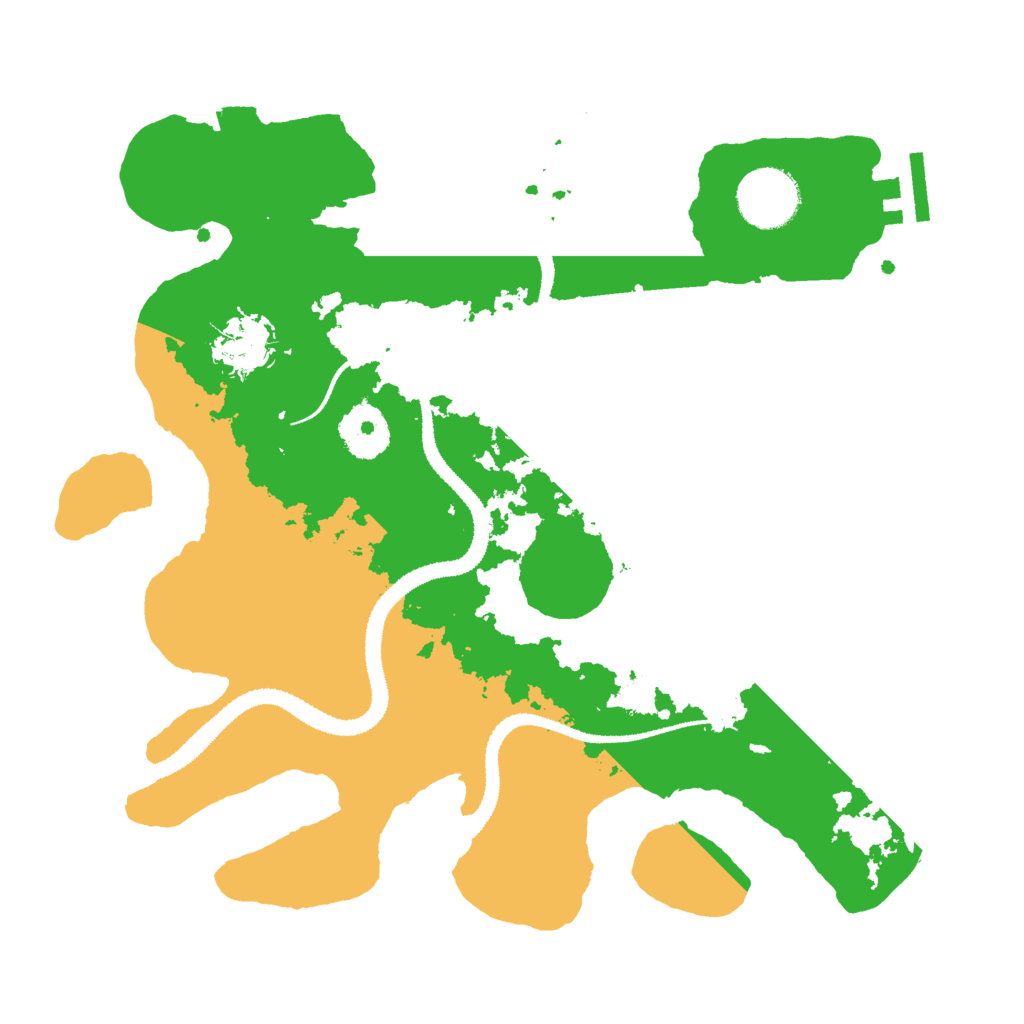 Biome Rust Map: Procedural Map, Size: 3000, Seed: 1525612519