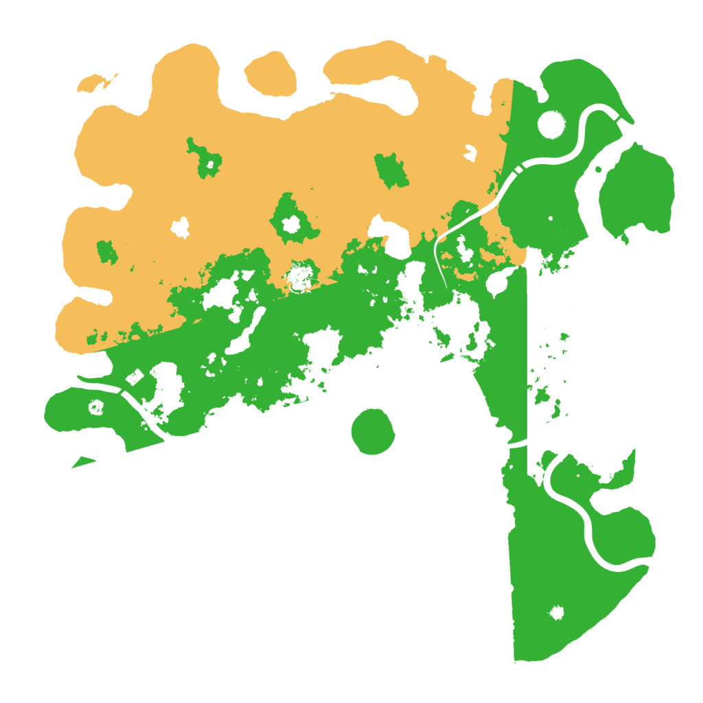 Biome Rust Map: Procedural Map, Size: 4500, Seed: 757851889
