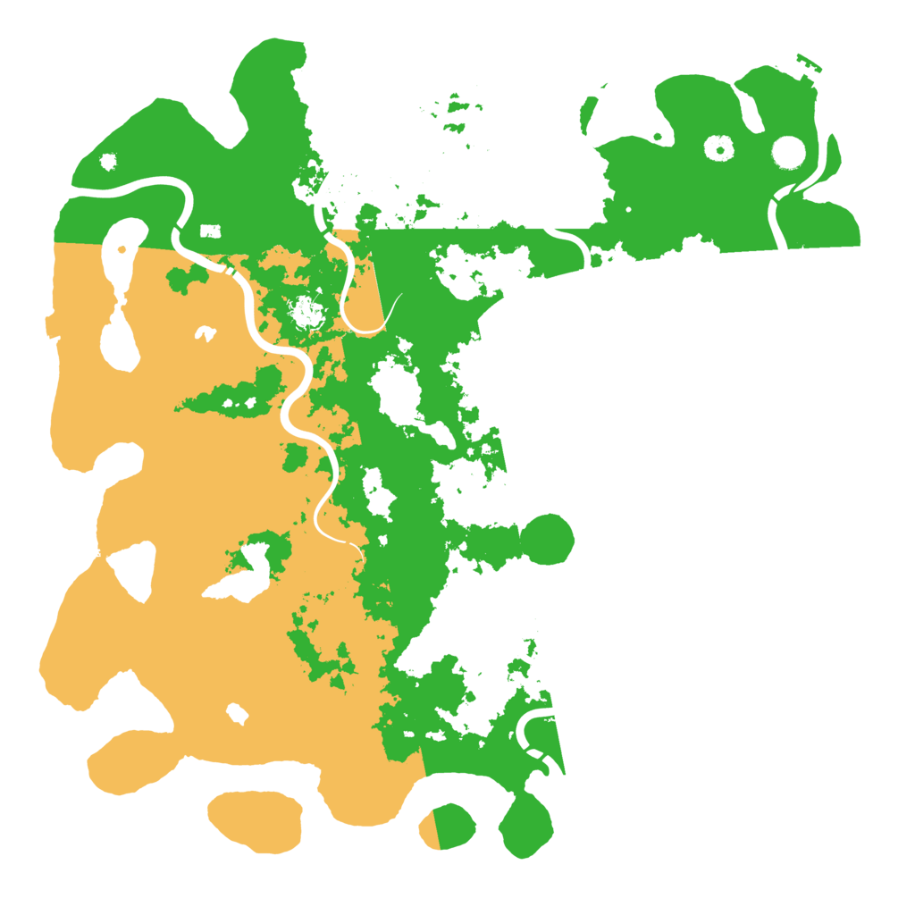 Biome Rust Map: Procedural Map, Size: 4800, Seed: 288112277