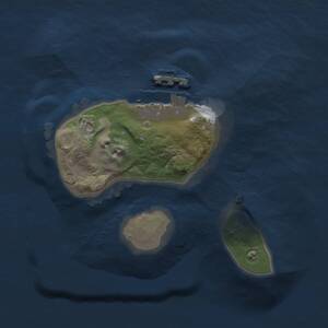 Thumbnail Rust Map: Procedural Map, Size: 1500, Seed: 917785846, 2 Monuments