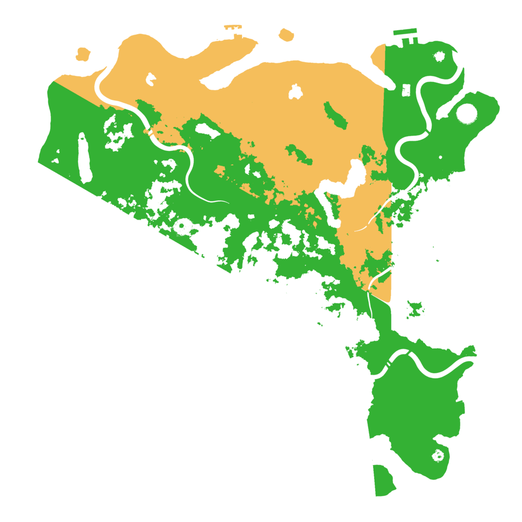 Biome Rust Map: Procedural Map, Size: 4500, Seed: 278