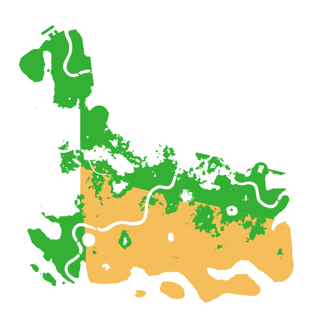 Biome Rust Map: Procedural Map, Size: 4500, Seed: 1542774241