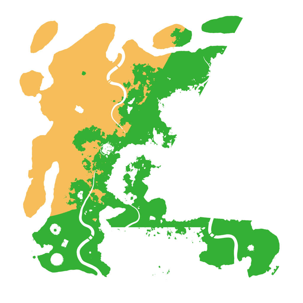 Biome Rust Map: Procedural Map, Size: 4250, Seed: 493804472