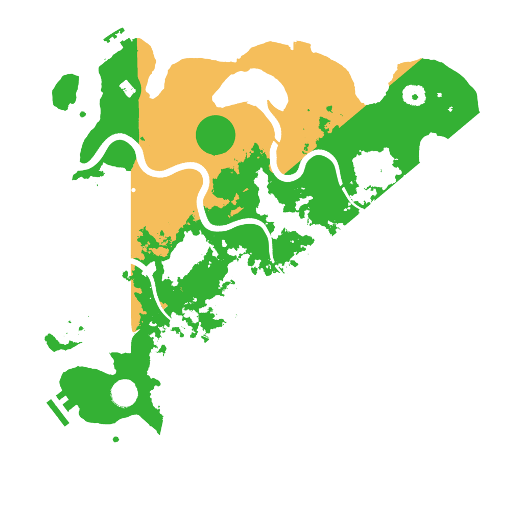 Biome Rust Map: Procedural Map, Size: 3500, Seed: 508996294
