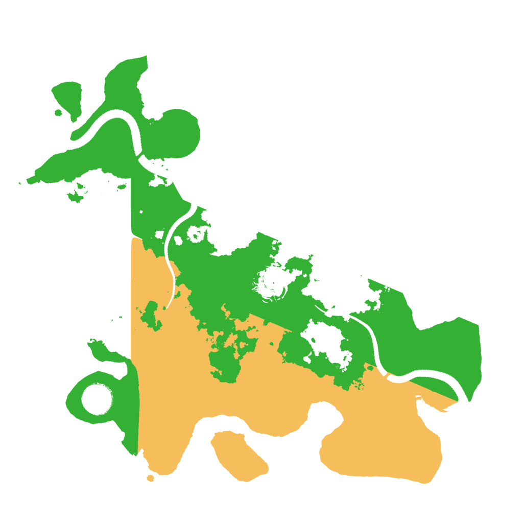 Biome Rust Map: Procedural Map, Size: 3000, Seed: 177672565
