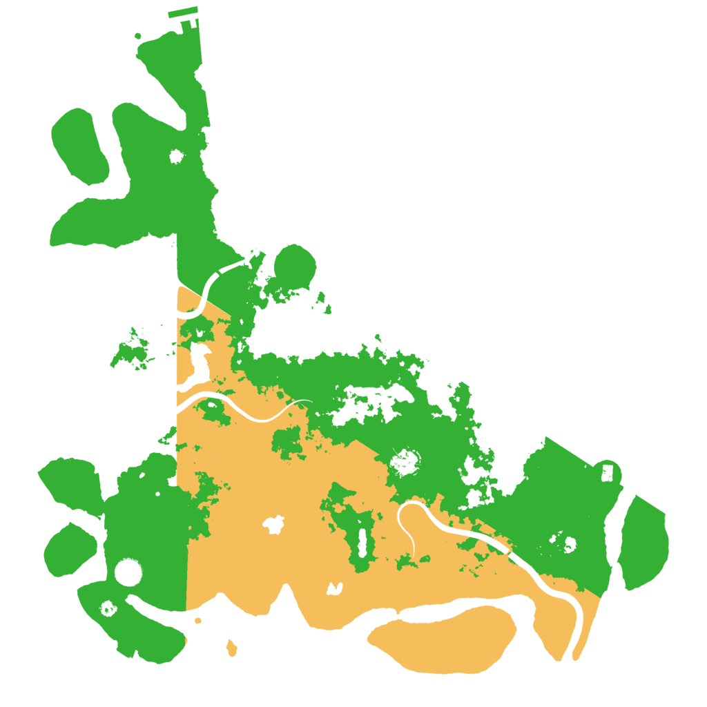 Biome Rust Map: Procedural Map, Size: 4500, Seed: 881800539
