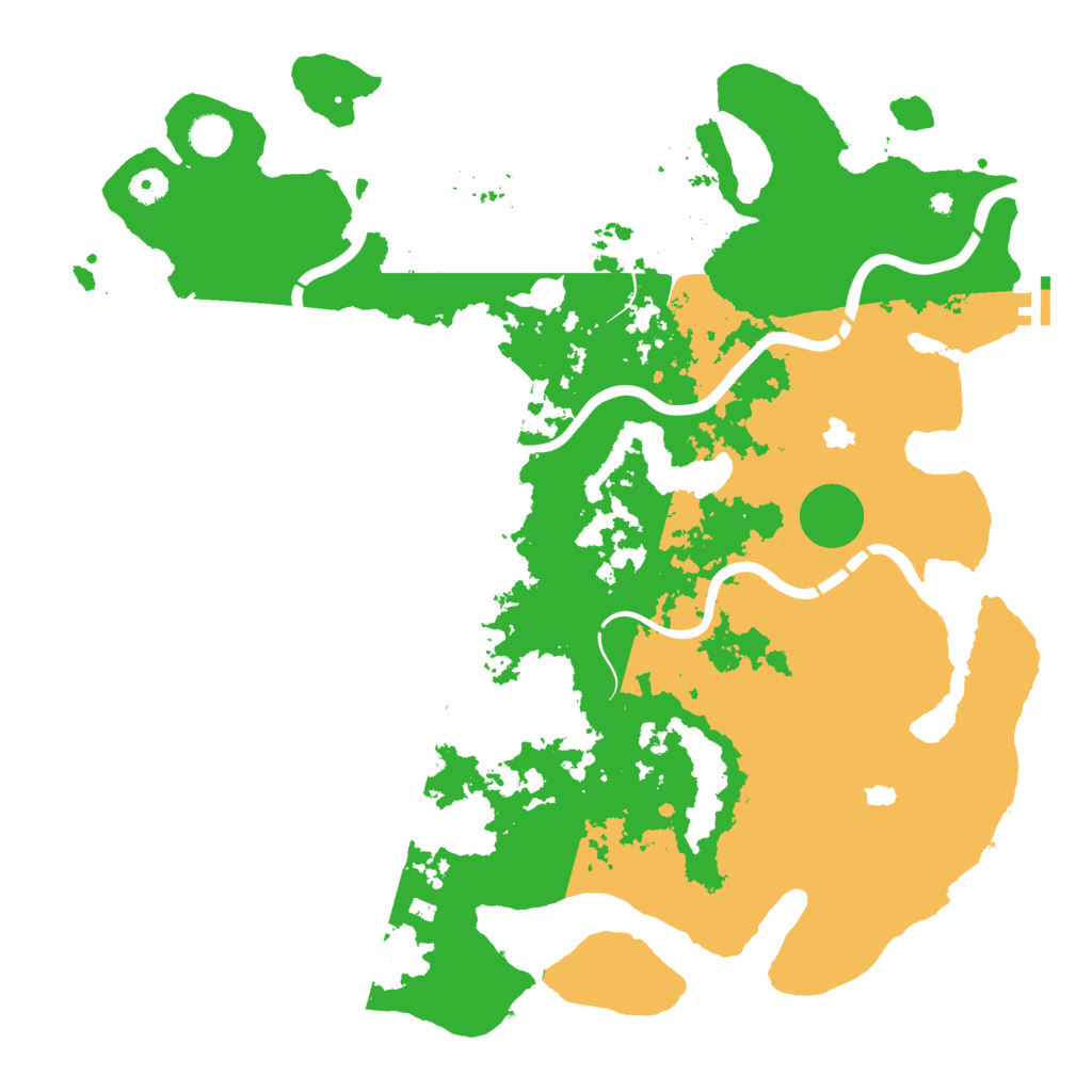 Biome Rust Map: Procedural Map, Size: 4500, Seed: 327570648