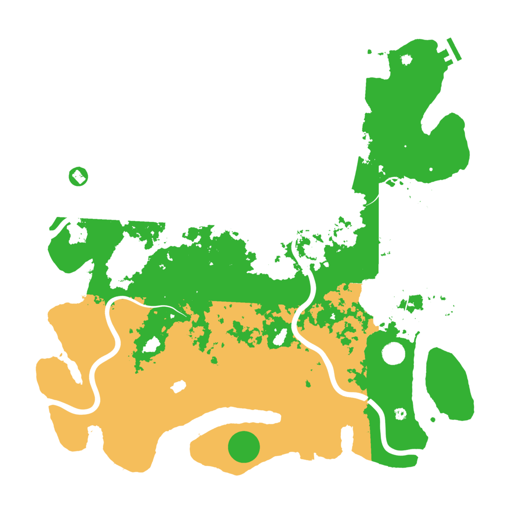 Biome Rust Map: Procedural Map, Size: 4200, Seed: 4245458