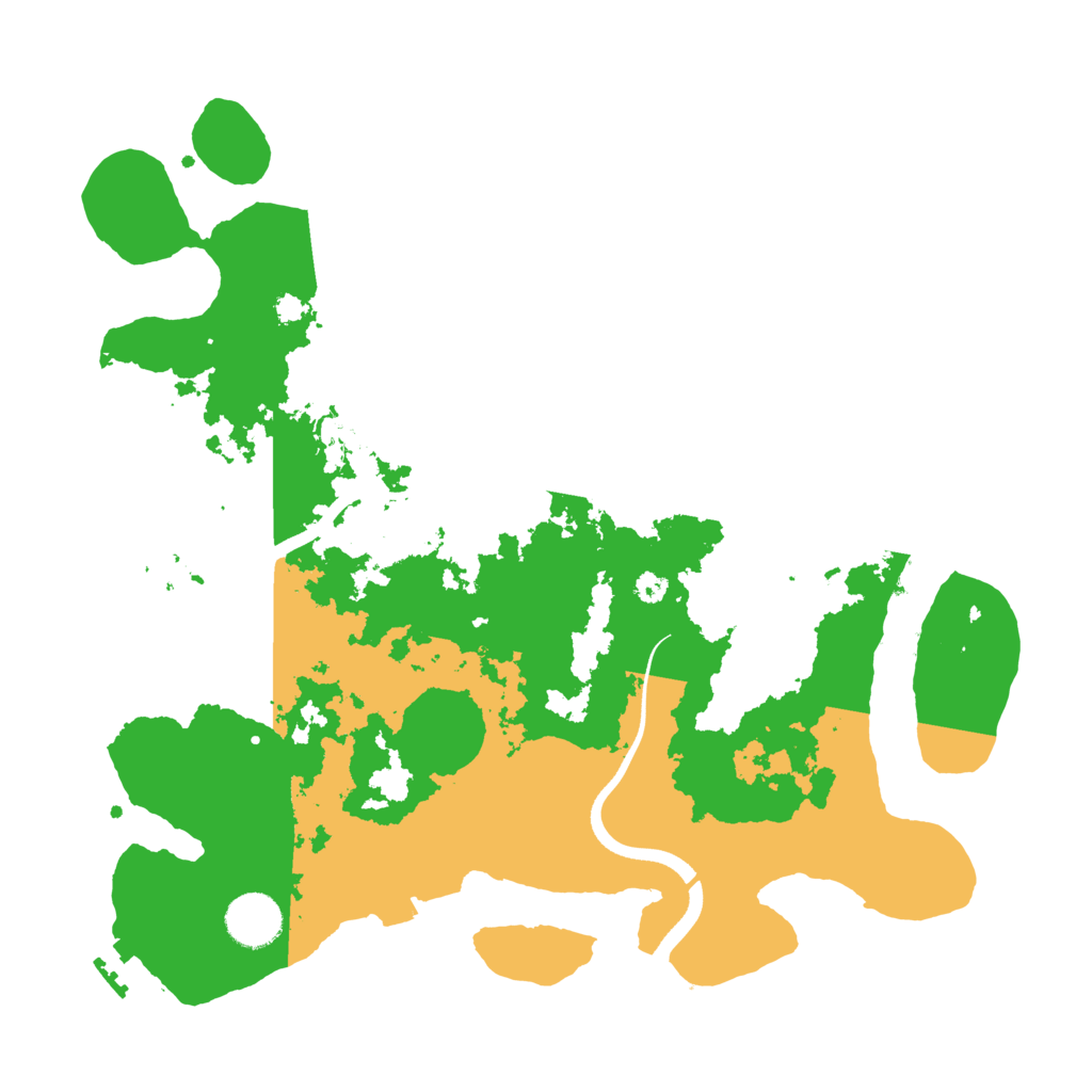 Biome Rust Map: Procedural Map, Size: 3500, Seed: 3638