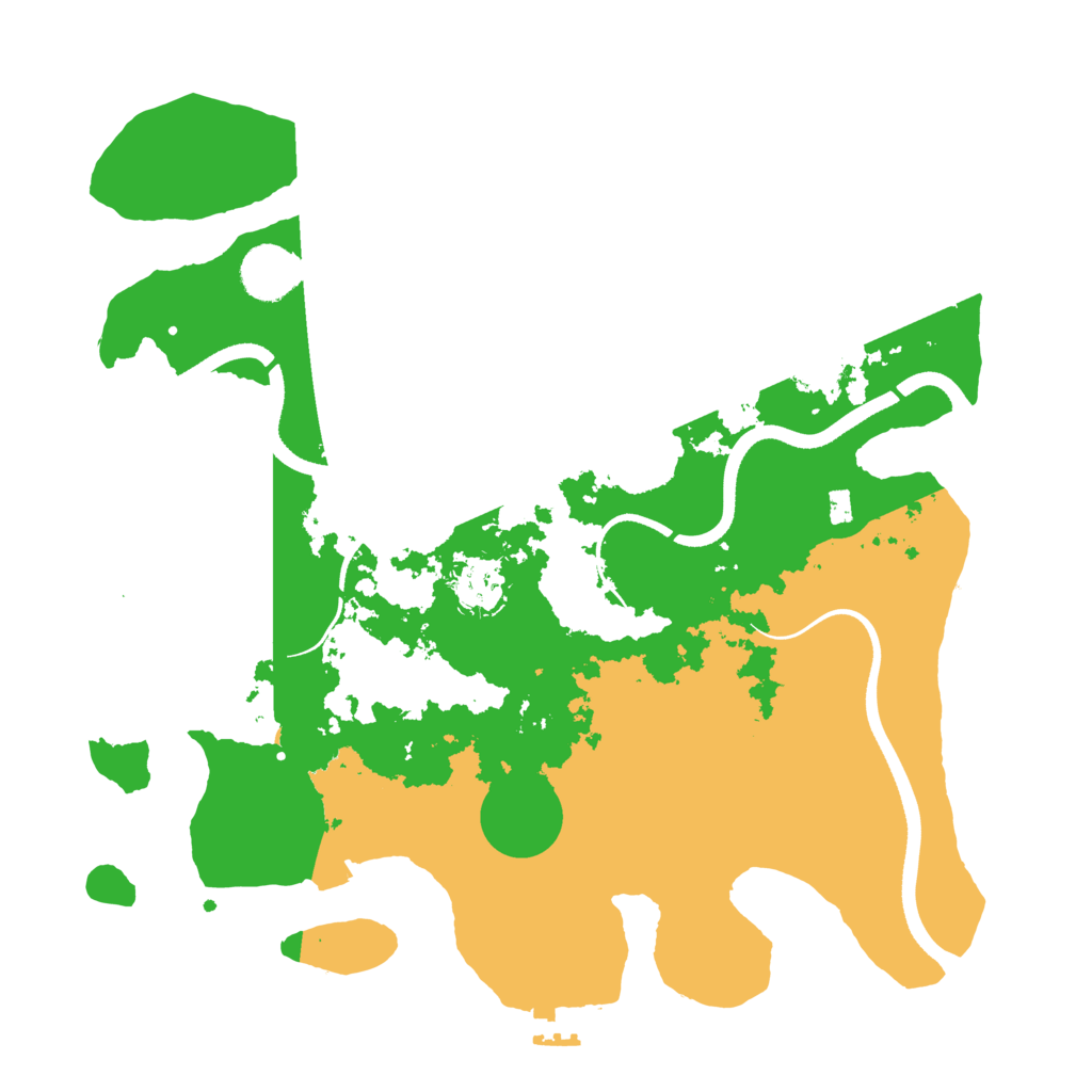 Biome Rust Map: Procedural Map, Size: 3500, Seed: 1572638275