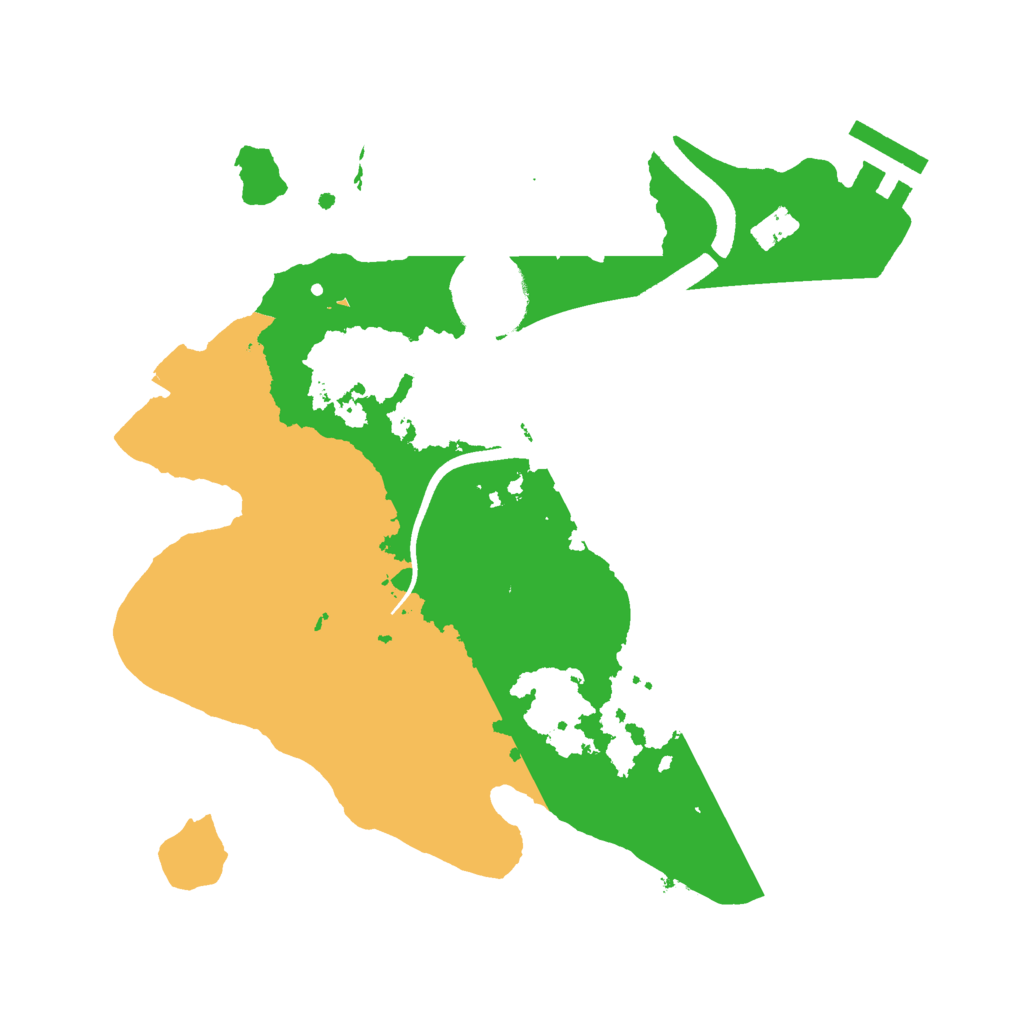 Biome Rust Map: Procedural Map, Size: 2500, Seed: 1272060092