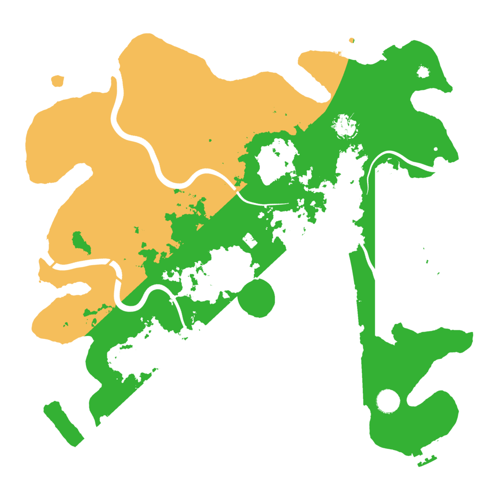 Biome Rust Map: Procedural Map, Size: 3750, Seed: 493786508