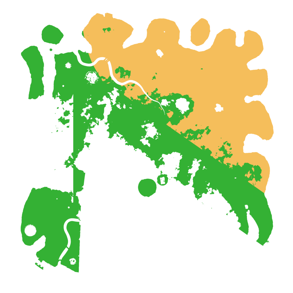 Biome Rust Map: Procedural Map, Size: 4500, Seed: 702615267