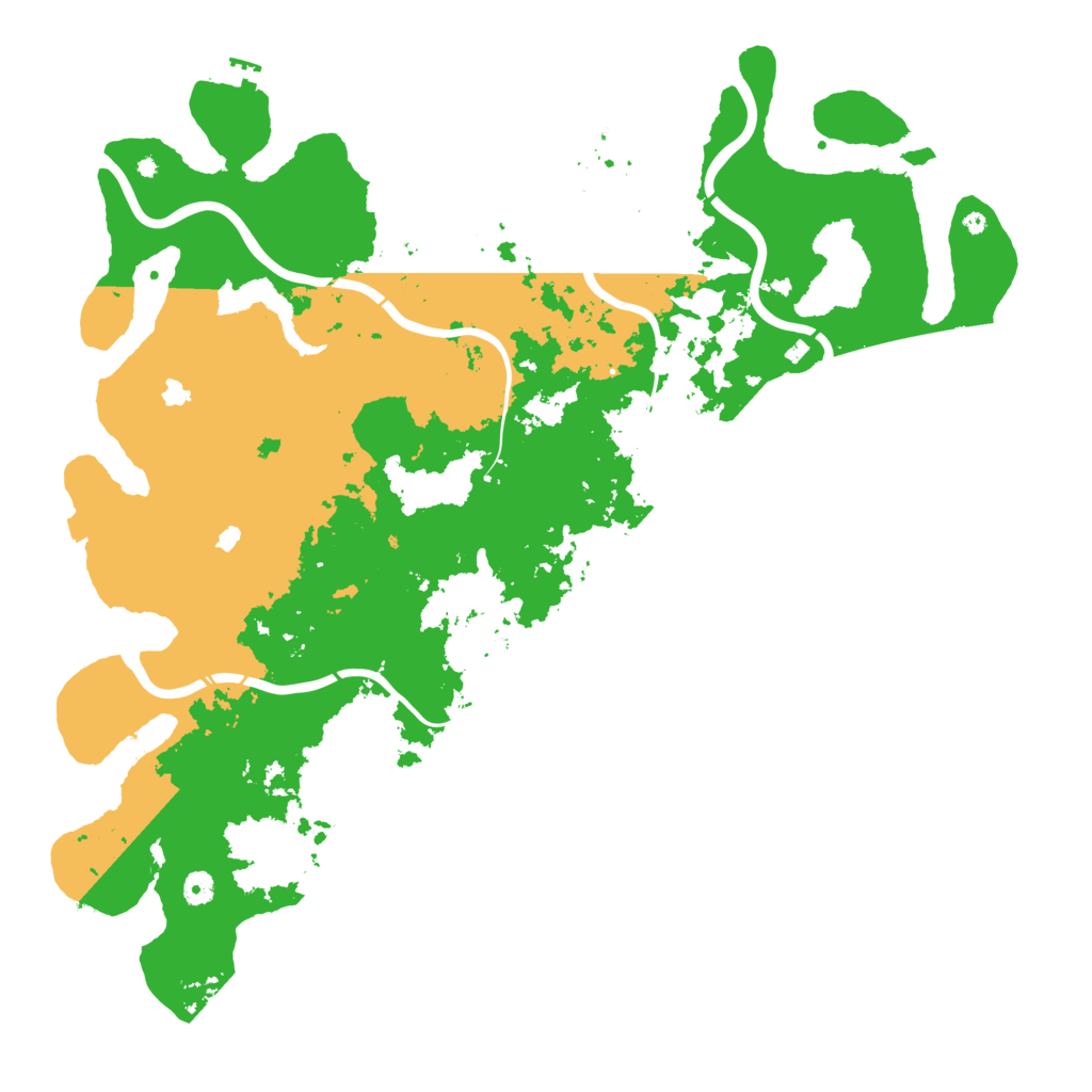 Biome Rust Map: Procedural Map, Size: 5000, Seed: 287779205