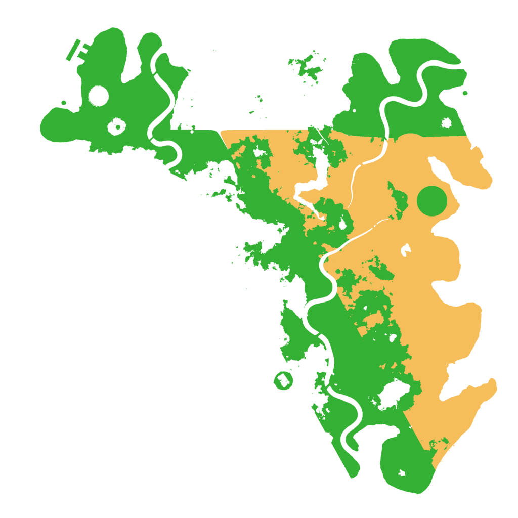 Biome Rust Map: Procedural Map, Size: 4500, Seed: 1047127208