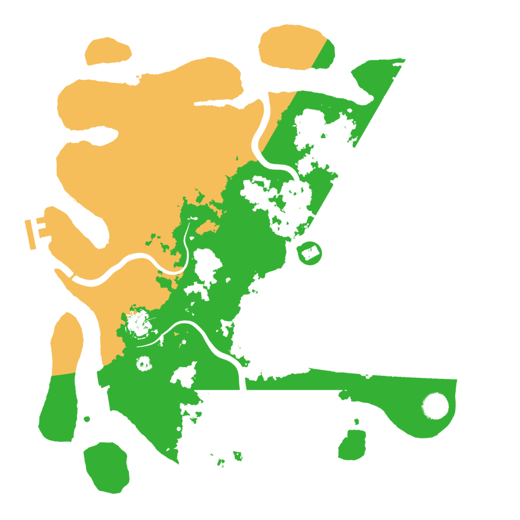 Biome Rust Map: Procedural Map, Size: 3500, Seed: 1790913588