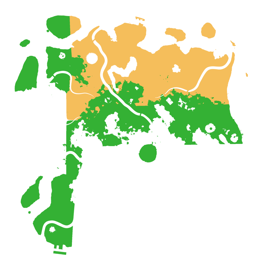 Biome Rust Map: Procedural Map, Size: 4150, Seed: 220526
