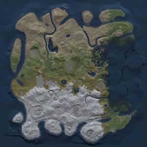 Thumbnail Rust Map: Procedural Map, Size: 4250, Seed: 559765701, 16 Monuments