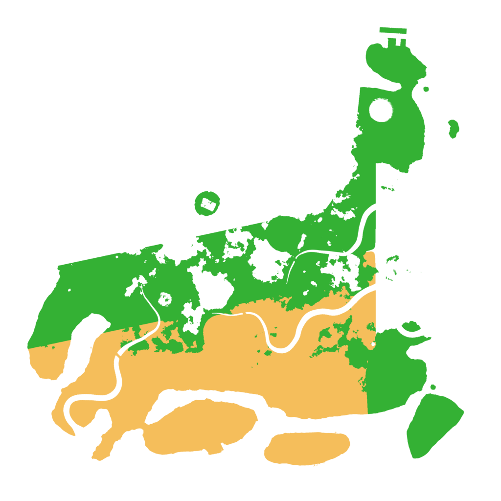 Biome Rust Map: Procedural Map, Size: 3750, Seed: 2024361174