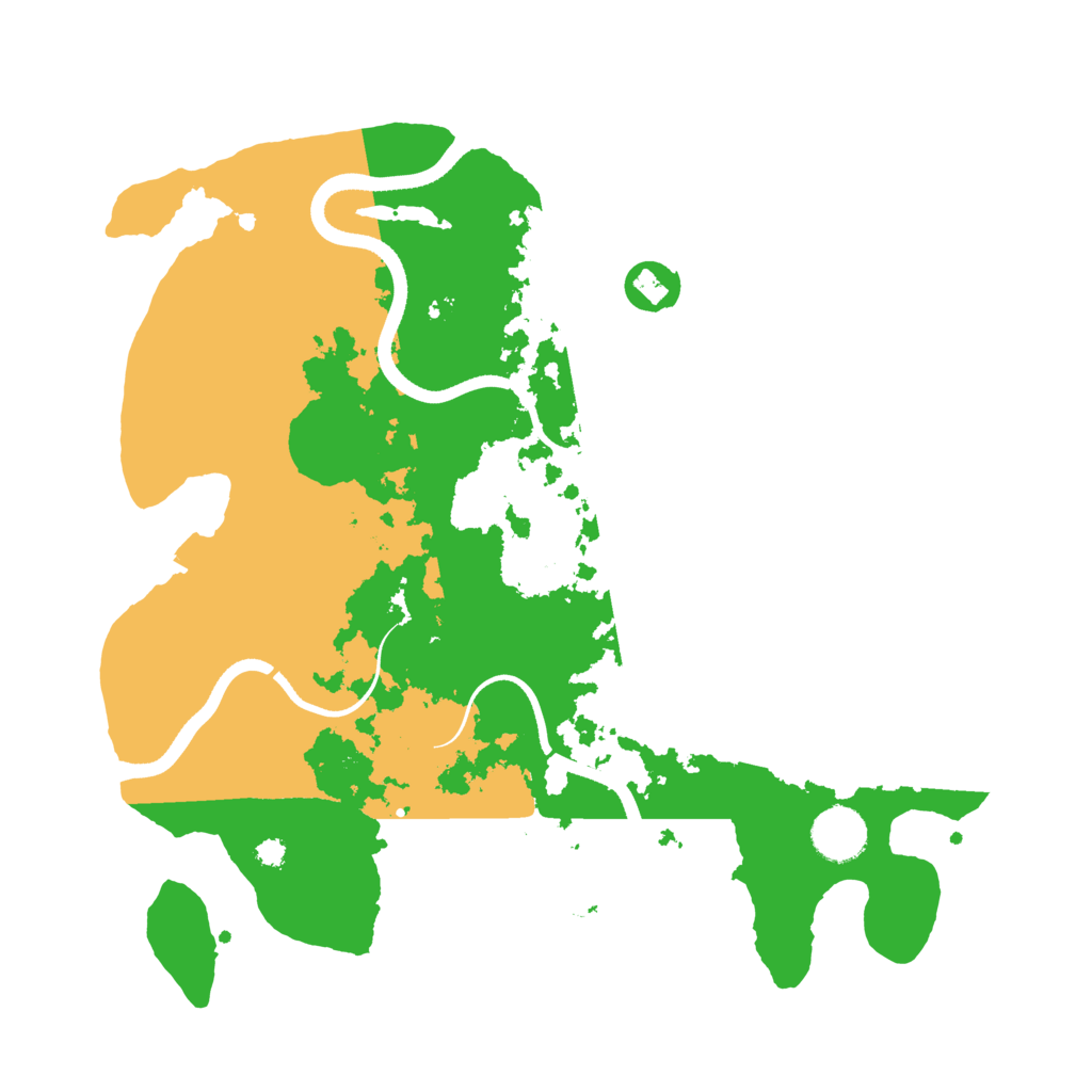 Biome Rust Map: Procedural Map, Size: 3500, Seed: 1630880066