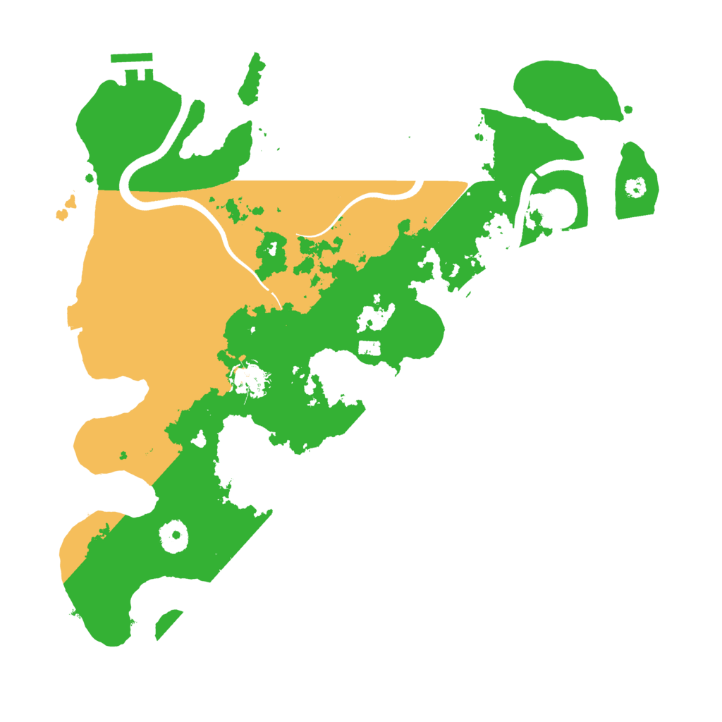 Biome Rust Map: Procedural Map, Size: 3500, Seed: 1032306580
