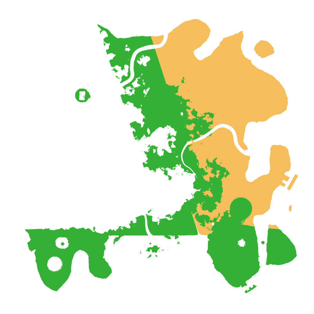 Biome Rust Map: Procedural Map, Size: 3750, Seed: 1023817705