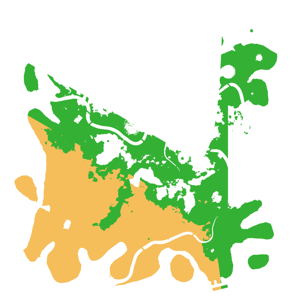 Biome Rust Map: Procedural Map, Size: 4000, Seed: 998199
