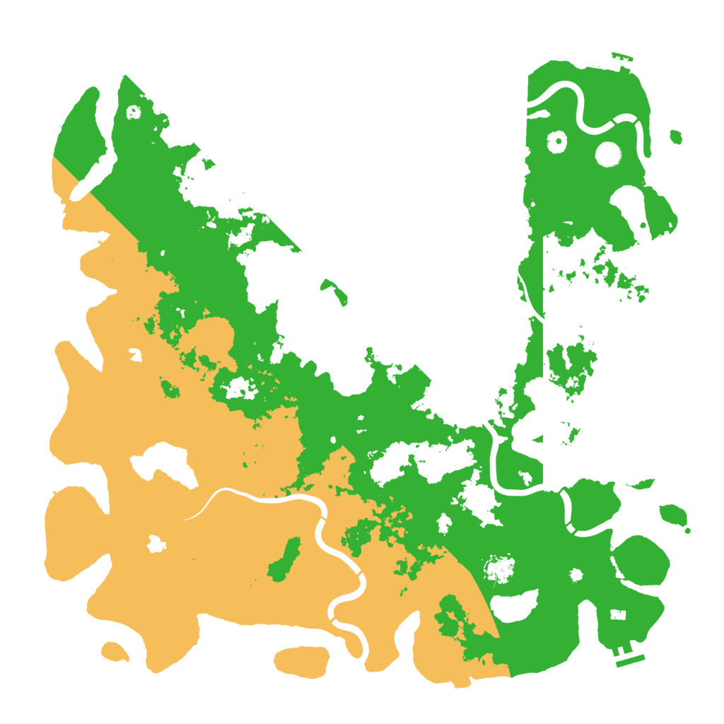 Biome Rust Map: Procedural Map, Size: 5000, Seed: 201912681