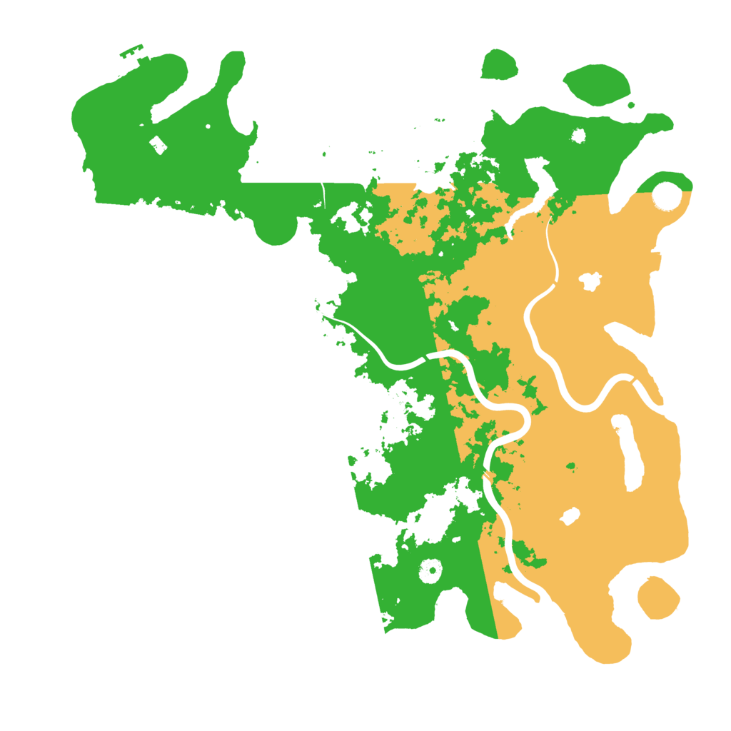 Biome Rust Map: Procedural Map, Size: 4500, Seed: 560779976