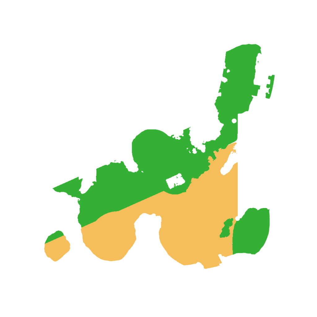 Biome Rust Map: Procedural Map, Size: 2000, Seed: 1320782712