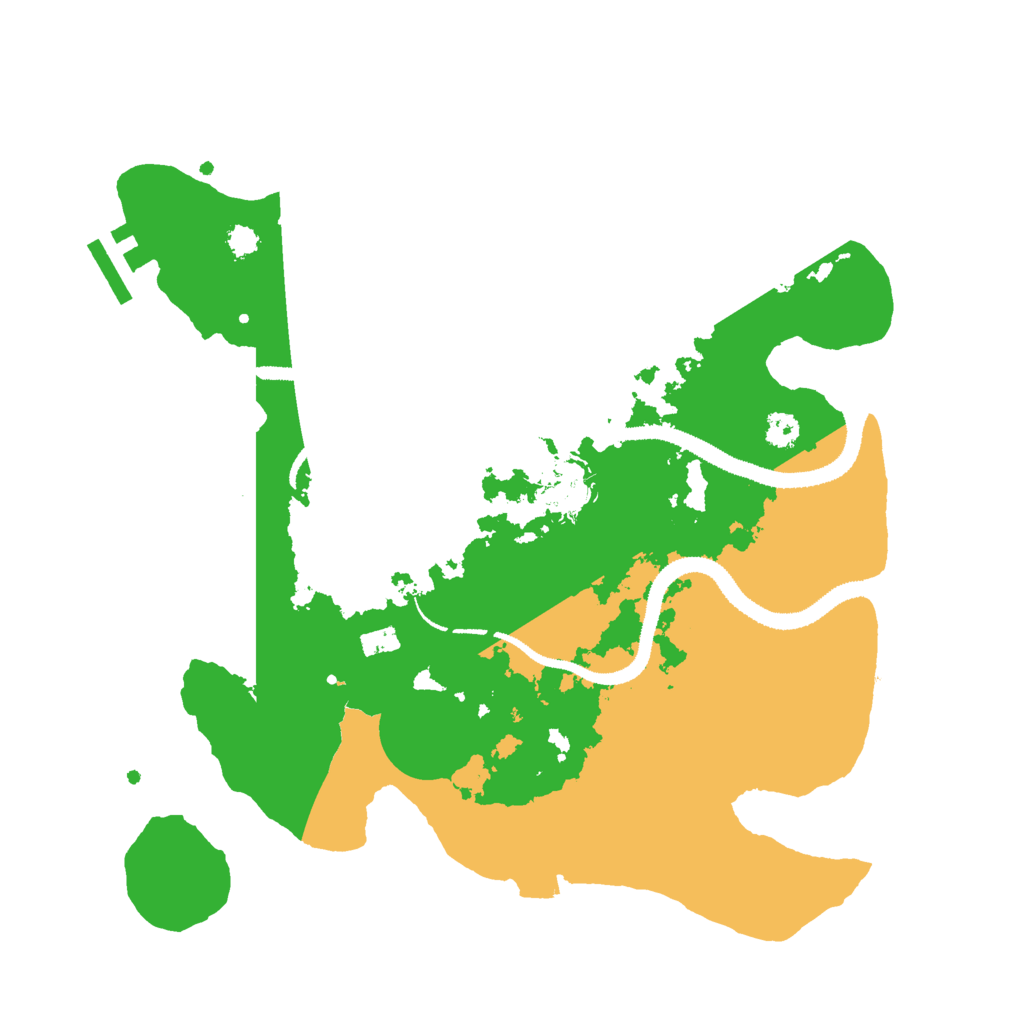 Biome Rust Map: Procedural Map, Size: 3000, Seed: 22270
