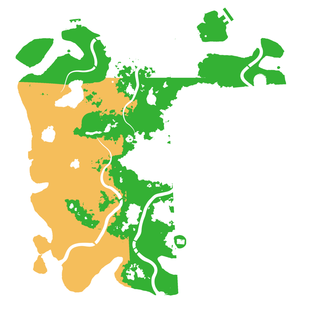 Biome Rust Map: Procedural Map, Size: 4250, Seed: 633910299
