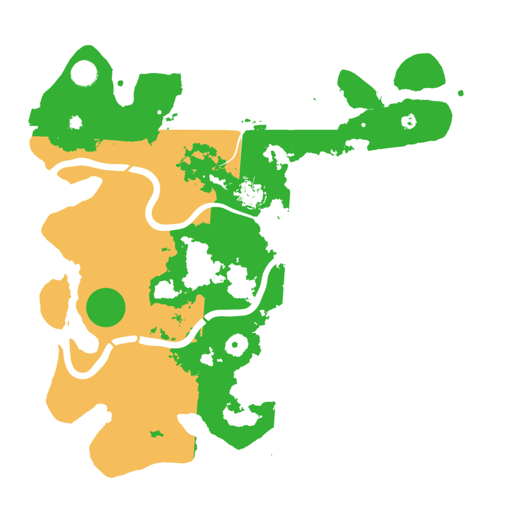Biome Rust Map: Procedural Map, Size: 3500, Seed: 760487441
