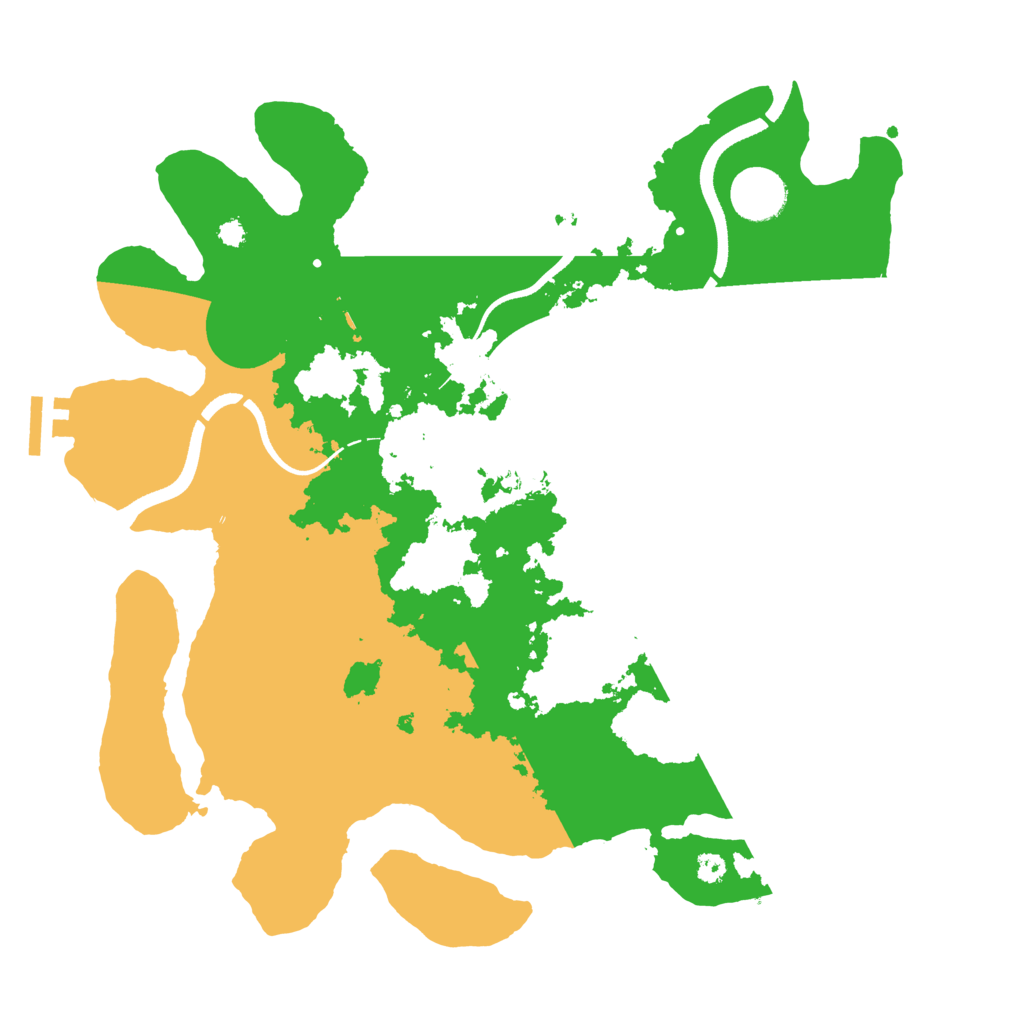 Biome Rust Map: Procedural Map, Size: 3500, Seed: 730315962