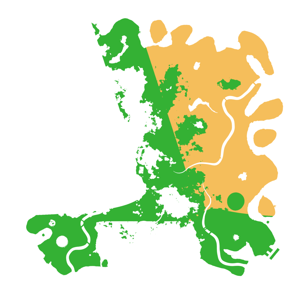 Biome Rust Map: Procedural Map, Size: 4500, Seed: 926627604