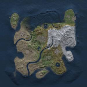 Thumbnail Rust Map: Procedural Map, Size: 2800, Seed: 1400344461, 7 Monuments