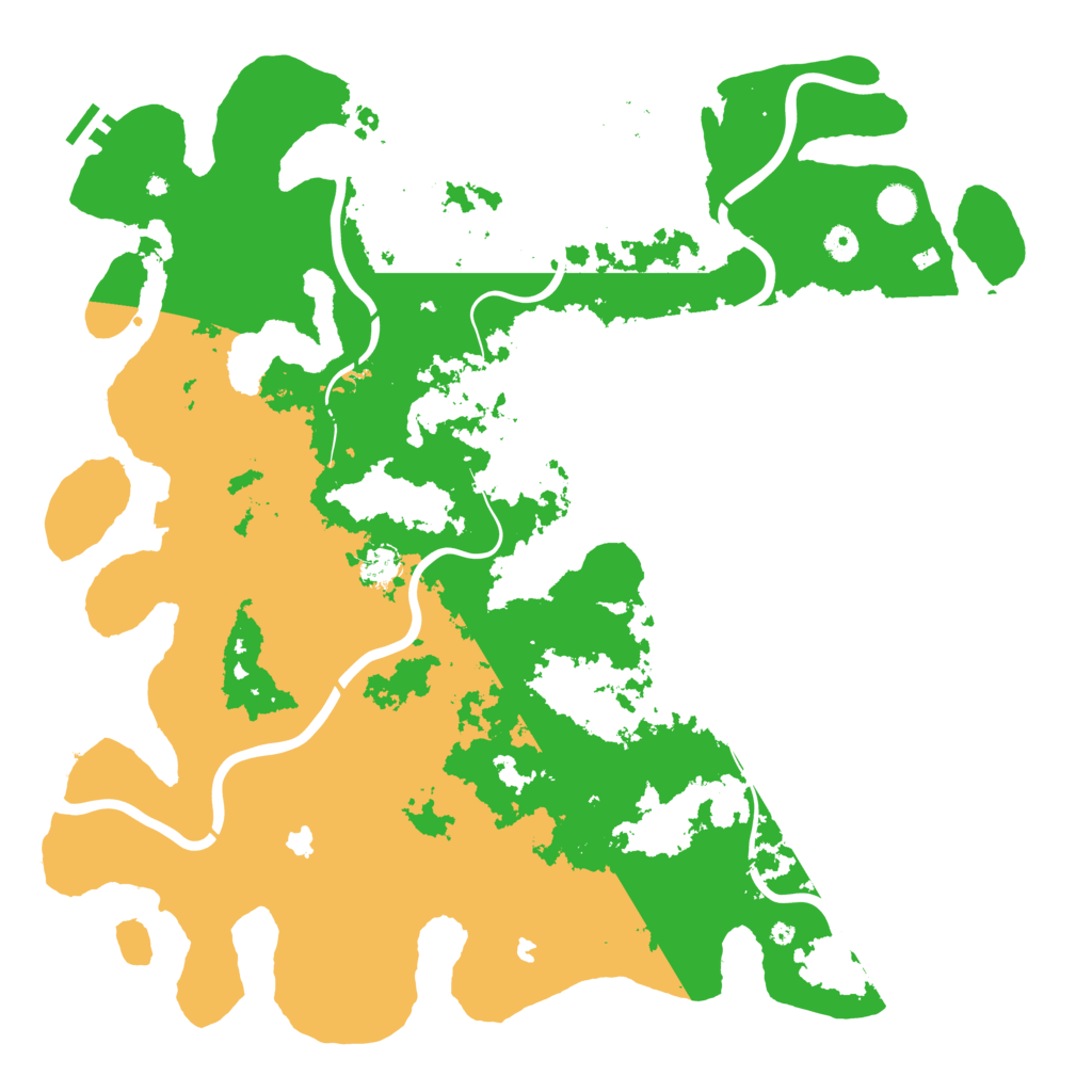 Biome Rust Map: Procedural Map, Size: 4800, Seed: 53024014