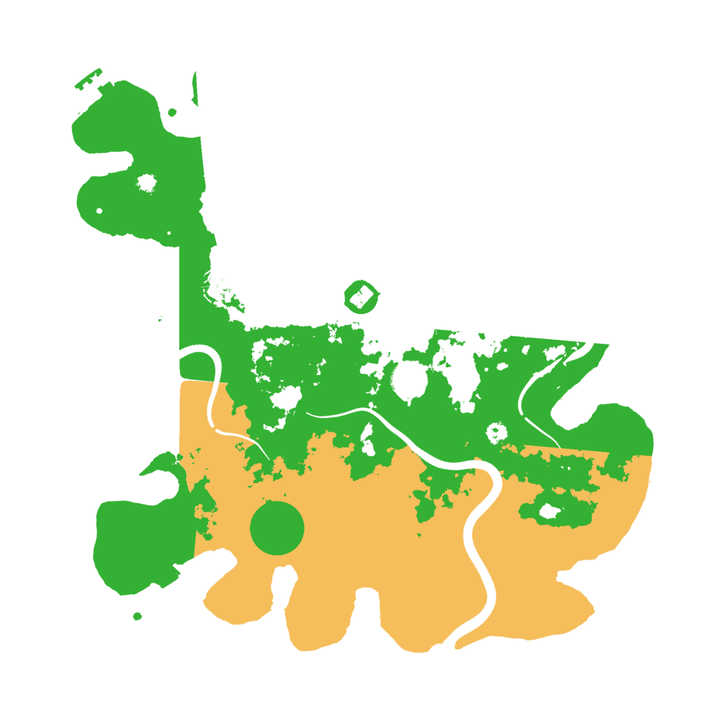 Biome Rust Map: Procedural Map, Size: 3500, Seed: 20260521
