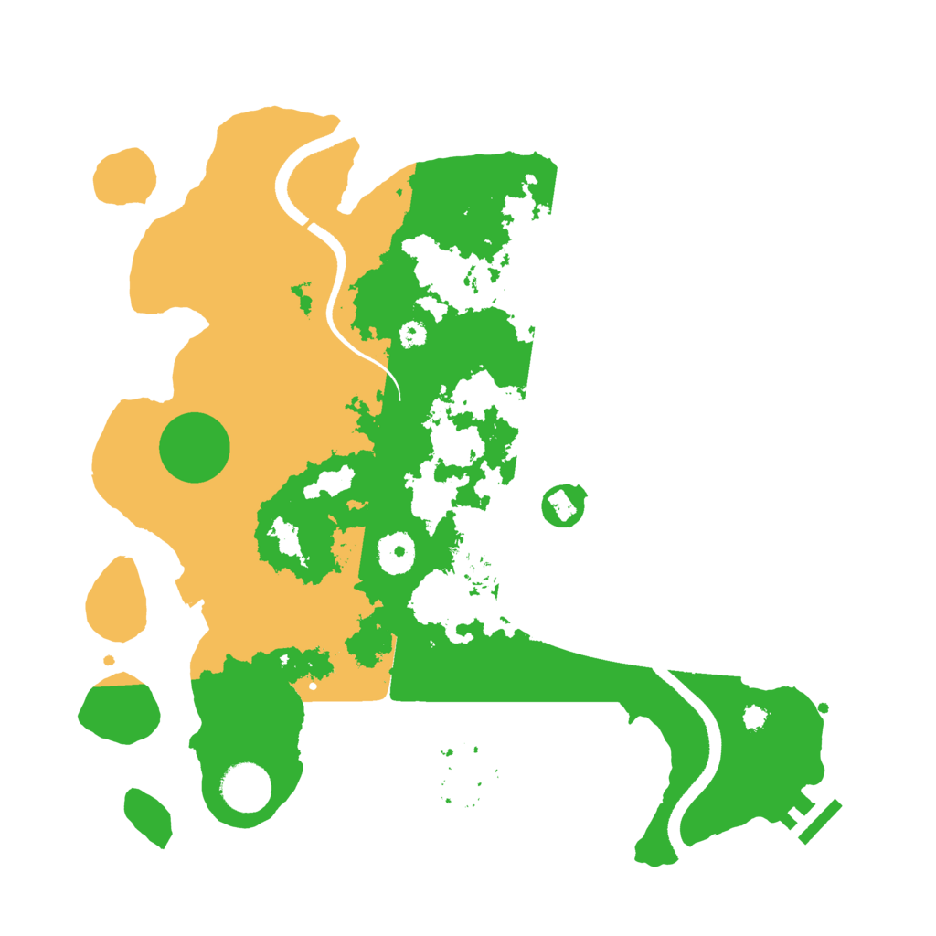 Biome Rust Map: Procedural Map, Size: 3500, Seed: 960563929