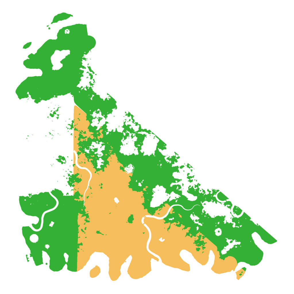 Biome Rust Map: Procedural Map, Size: 6000, Seed: 1344638942