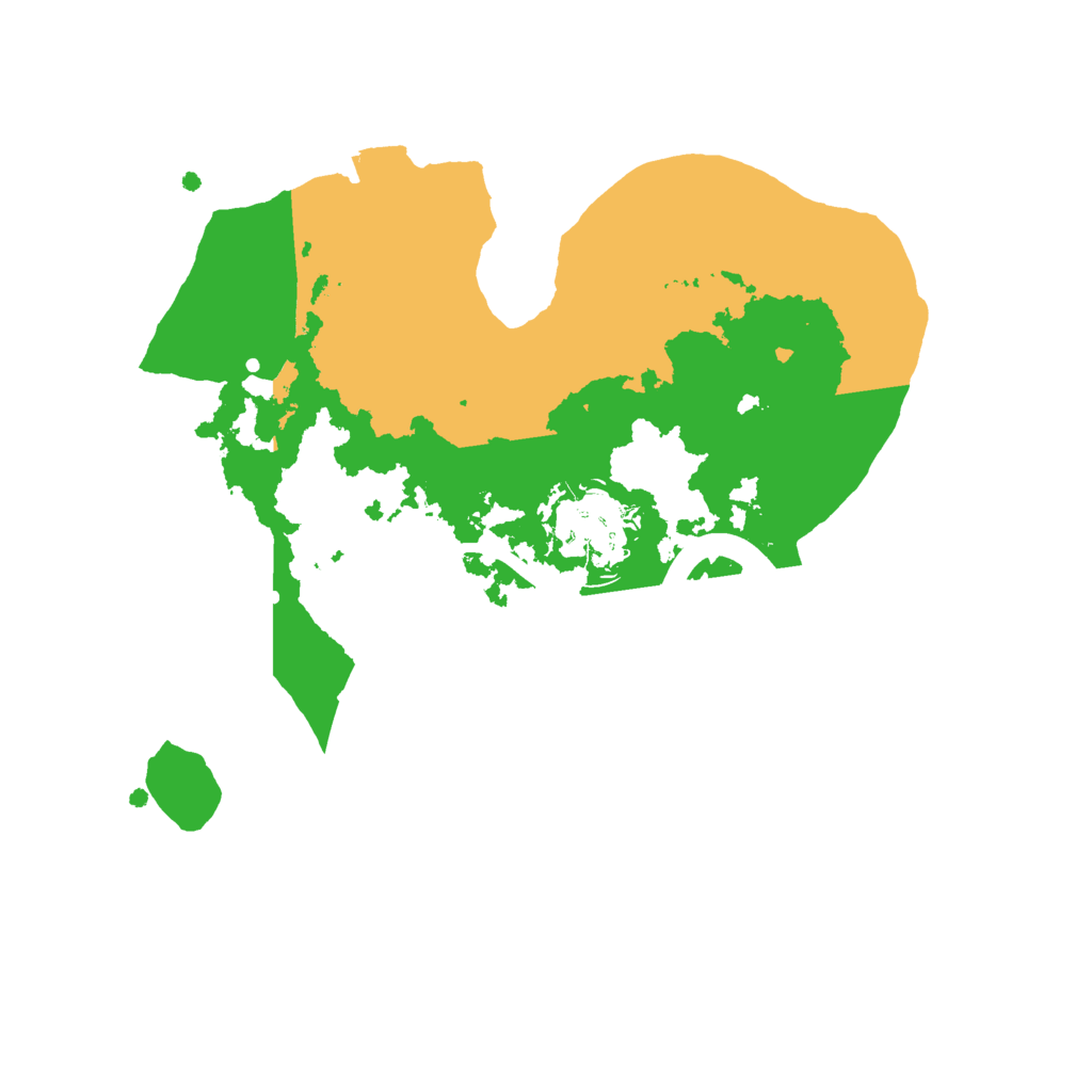 Biome Rust Map: Procedural Map, Size: 2325, Seed: 50000