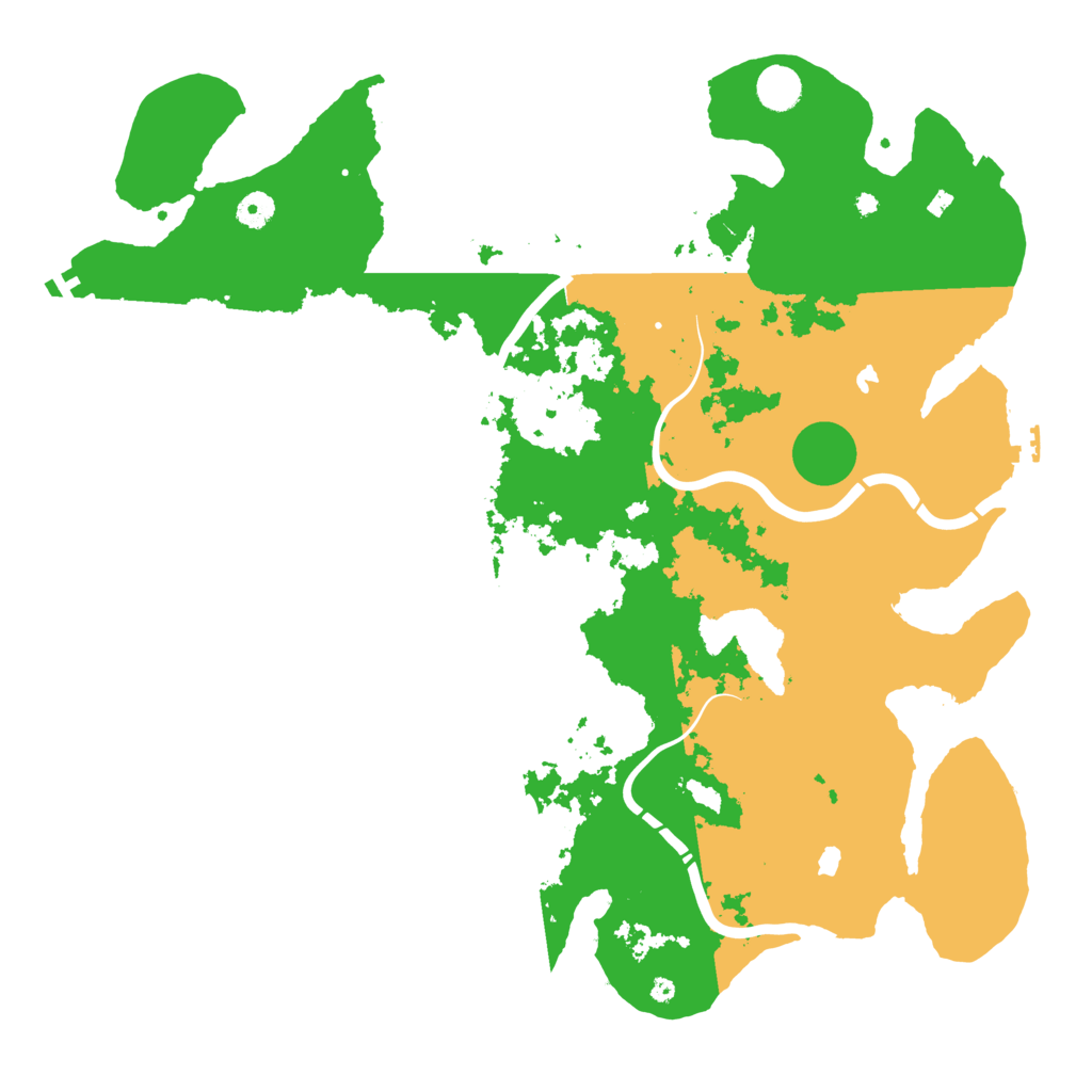 Biome Rust Map: Procedural Map, Size: 4500, Seed: 34871923