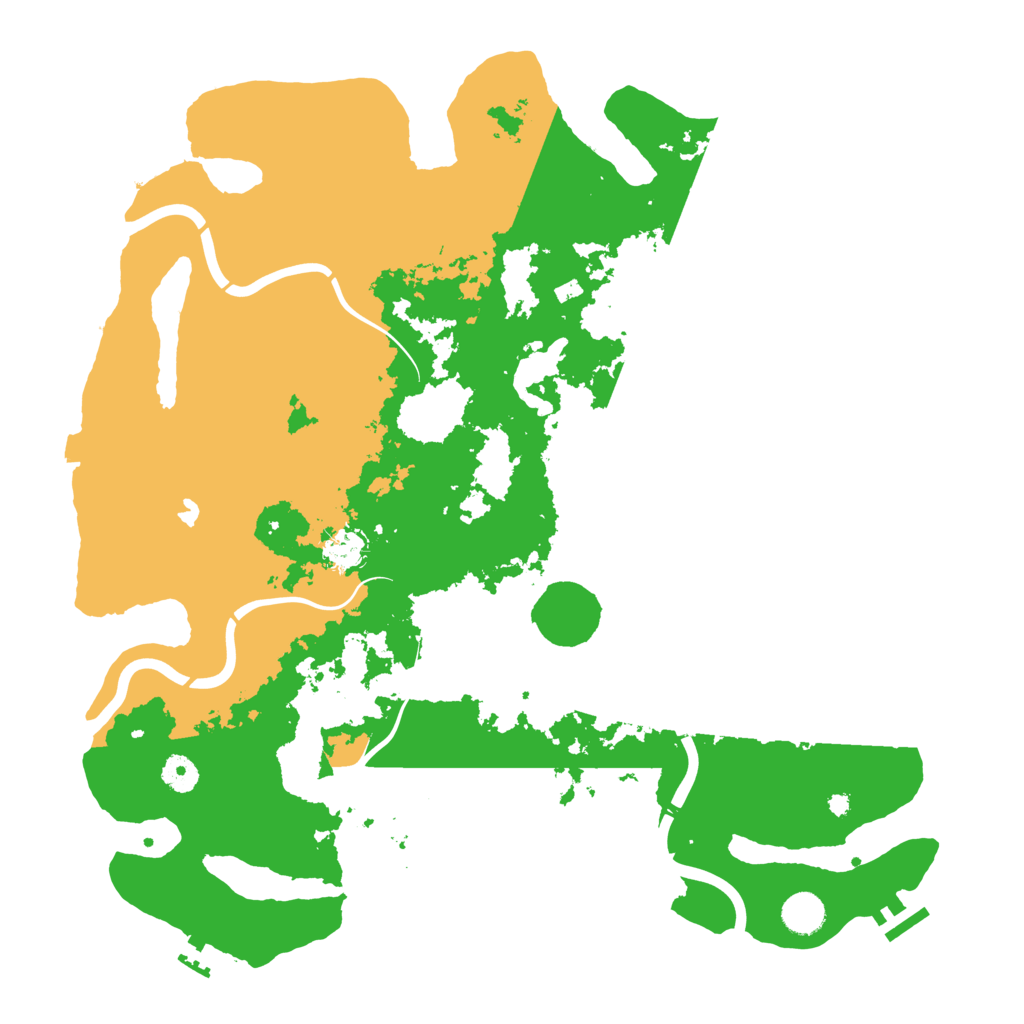 Biome Rust Map: Procedural Map, Size: 4250, Seed: 317832614