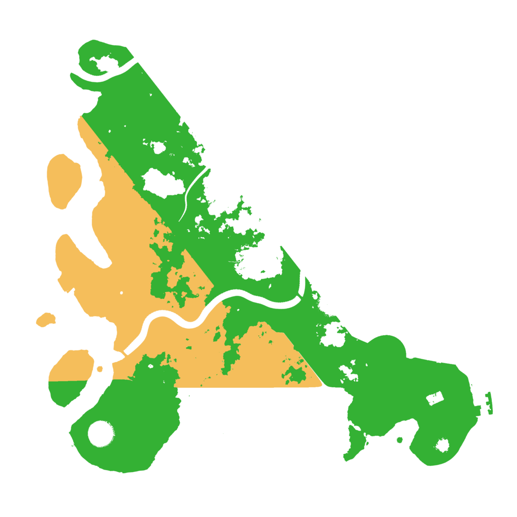 Biome Rust Map: Procedural Map, Size: 3500, Seed: 967824749